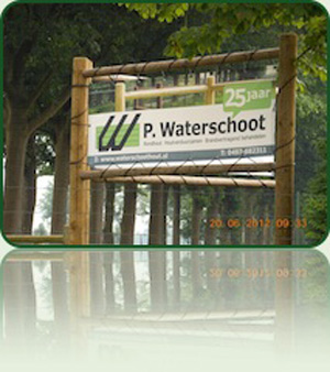 Waterschoot hout verduurzamen in Casteren